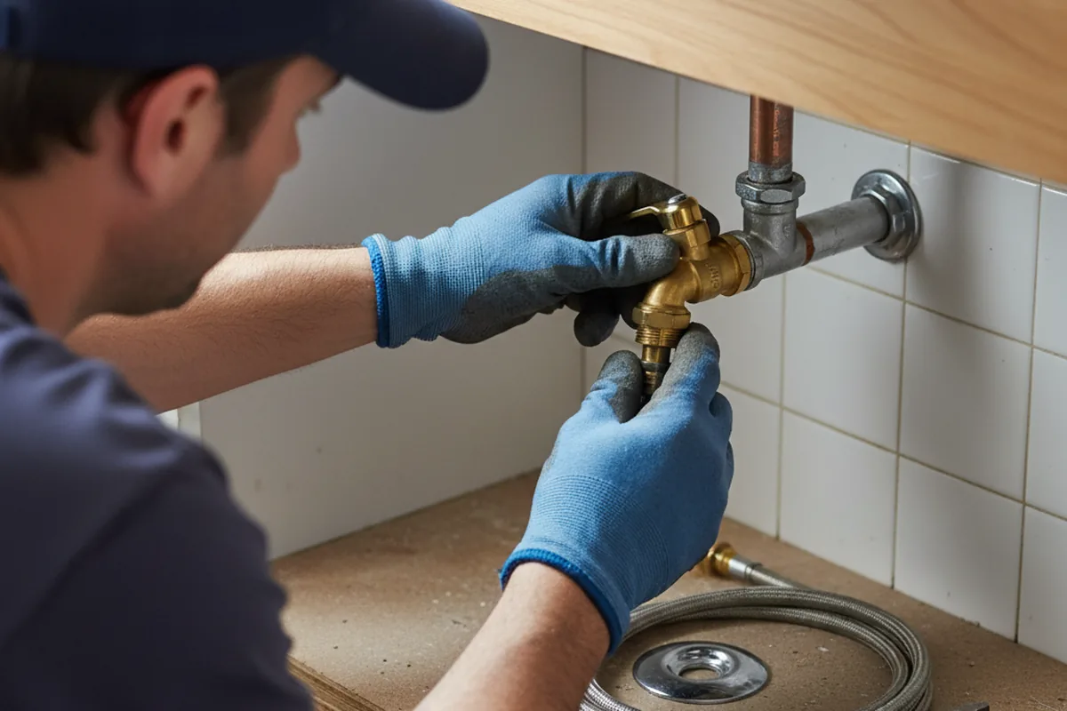 Shutoff valve and fitting work during Repiping in Milpitas